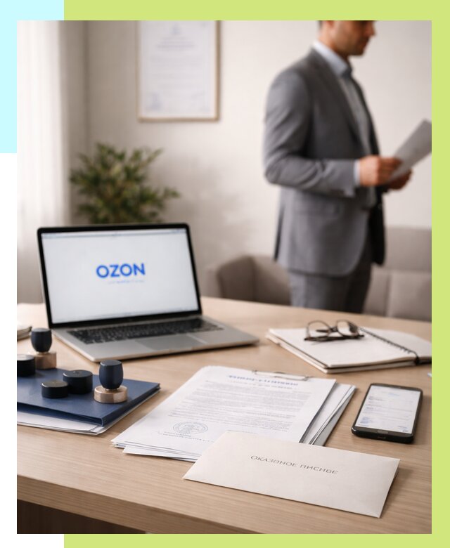 Отказное письмо для Ozon в Усинске от 3583 р. | Сертэкс